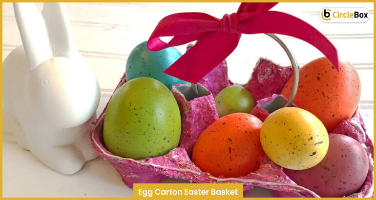 Egg Carton Easter Basket 