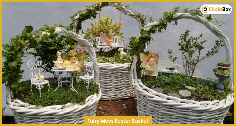 Fairy Moss Easter Basket