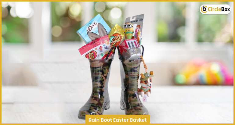 Rain Boot Easter Basket