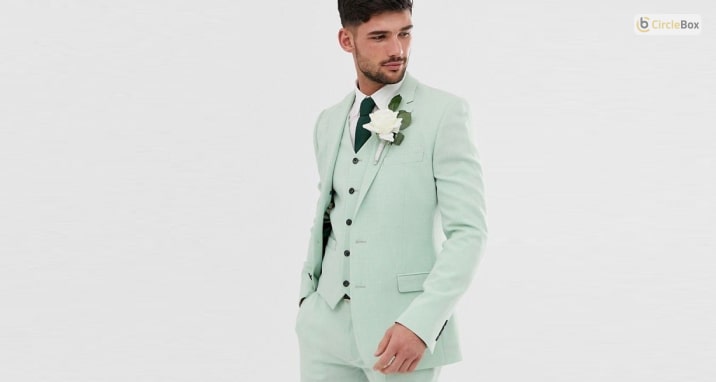 Mint Green Suit Slay Out The Crowd