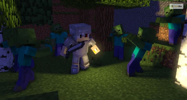 Smite Is Used In Killing Undead Mobs In The Minecraft Game